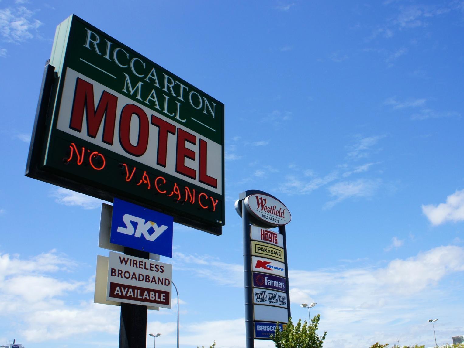 Riccarton Mall Motel Christchurch Eksteriør bilde