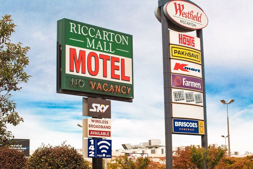 Riccarton Mall Motel Christchurch Eksteriør bilde
